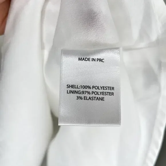 Shilla Chevron Swiss Clip Dot Short Sleeve Classy Fit and Flare Mini Dress Small - Picture 13 of 14